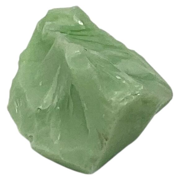 Lime Green Art Glass Cullet Glowing Manganese Slag Glass #5GM37 - Picture 3 of 8